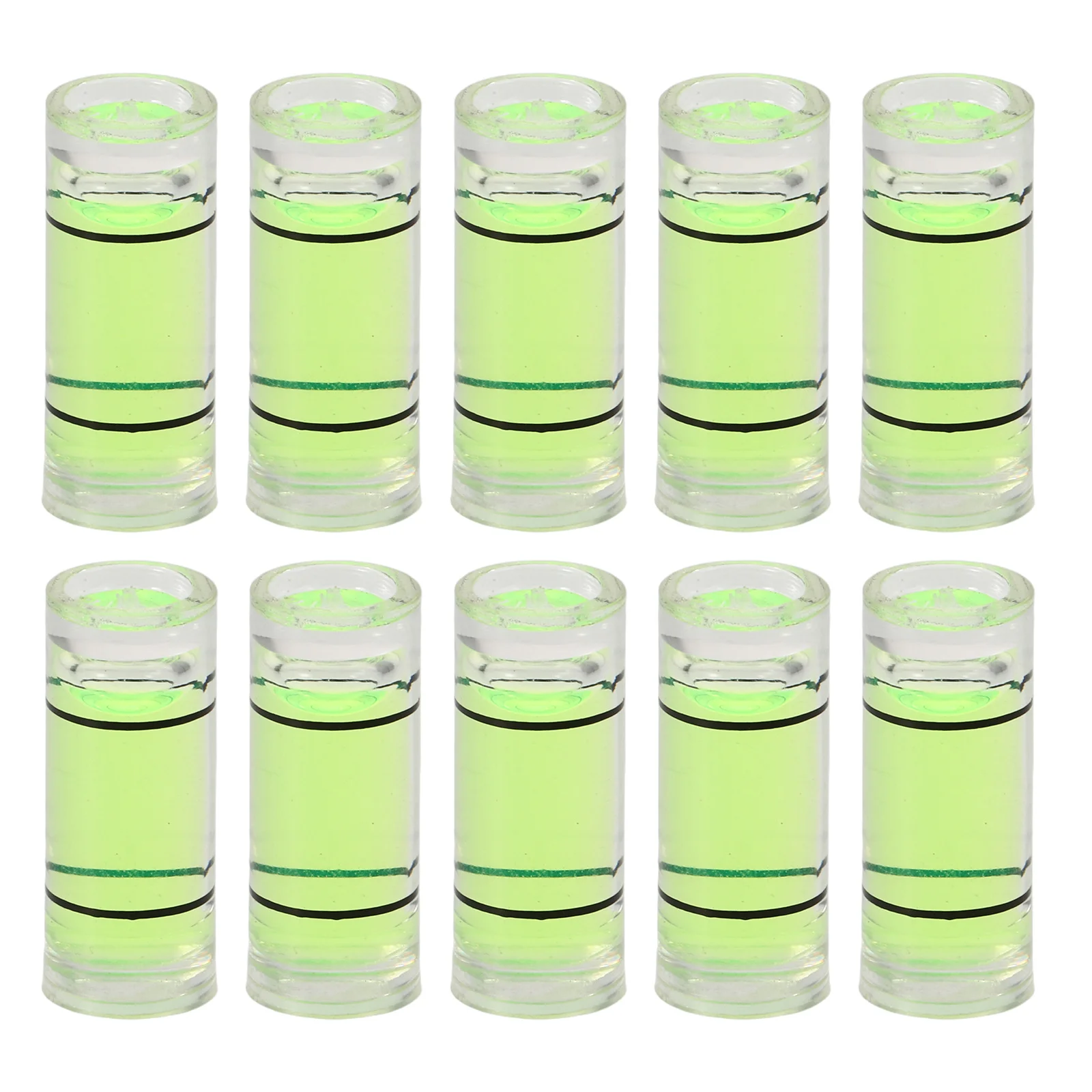 10pcs Mini Spirit Level Woodworking Crafting, Compact Precision Bubble Level Tool For Picture Hanging, Small Leveling Gauge For