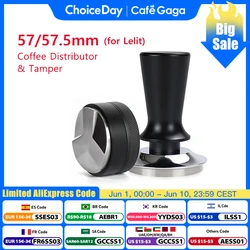 Distributore di caffè Tamper Livellatore per Lelit Anna Anita 57mm 57.5mm Acciaio inossidabile Barista Espresso Accessori Strumenti Barista