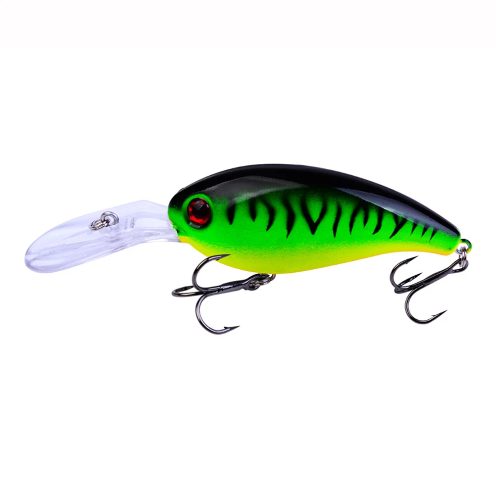 1pcs 크랭크 낚시 미끼 인공 하드 미끼 10cm/15g 크랭크베이트 저크베이트 워블러 낚시 태클 좋은 트레블 후크 태클