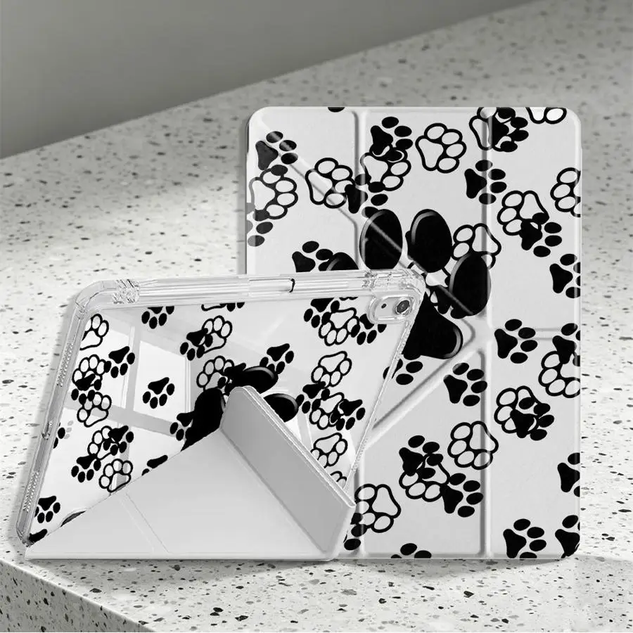 Tablet Case For Samsung Galaxy Tab S8 A8 A11 A9 Plus S9 Plus S10 Lite S7 FE With Pen Slot Cover Full Screen Paw