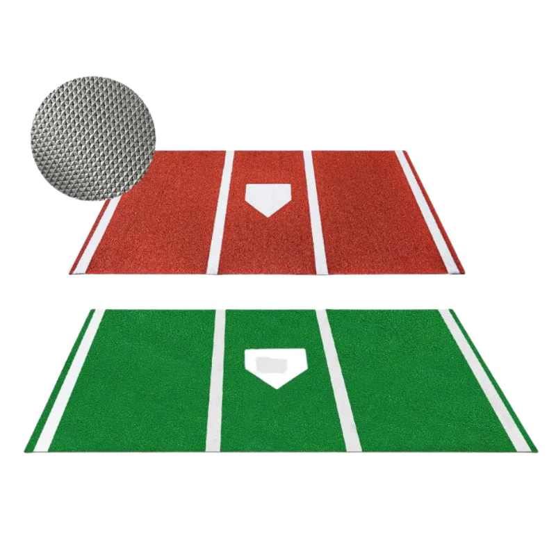 

Baseball mat non-slip baseball softball batting pad portable baseball softball pitcher pad baseball batting mat