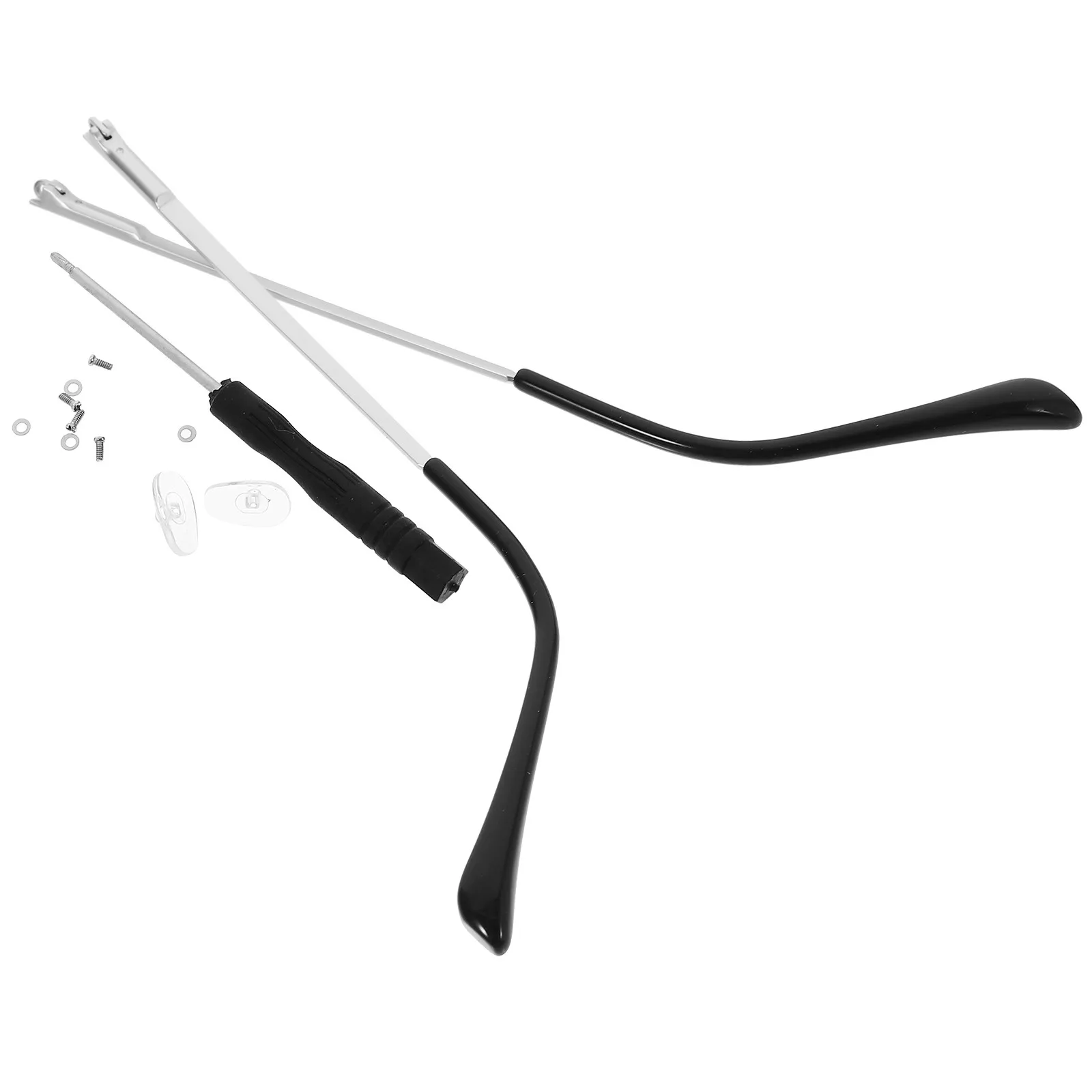 Sturdy Metal Eyeglass Temple Arms Replacement, Universal Fit for Most Frames, Sunglasses & Reading Glasses