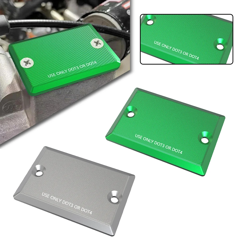 

2023 Front Brake Fluid Cylinder Master Reservoir Cap For KAWASAKI NINJA ZX-11/ZX1100/ZX-11 GPZ1100 ZRX1200R ZZR1200 EX500 ER5