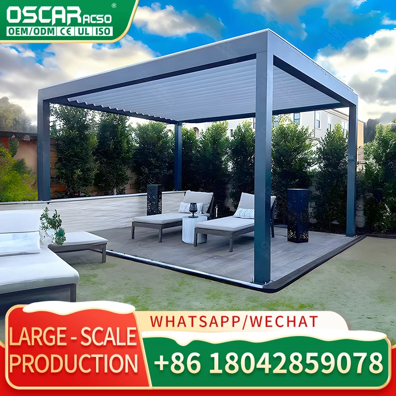 Customizable Aluminum Patio Cover for Outdoor Spaces in America Aluminum Pergola