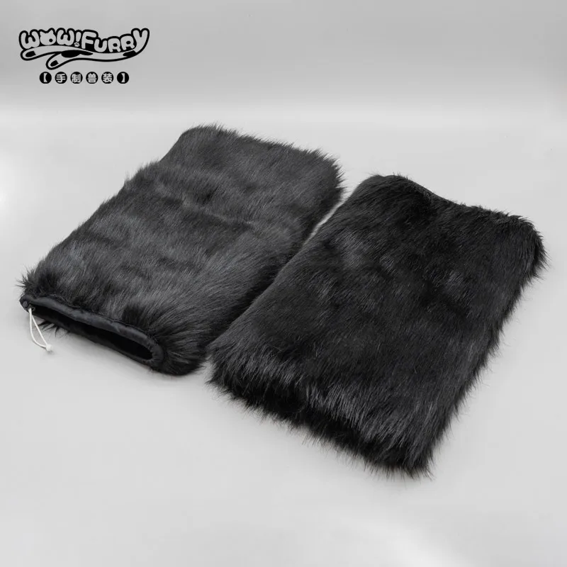 Custom Made Fursuit Partial Half Suits - Paw Sleeves Foot Extension Leg Covers