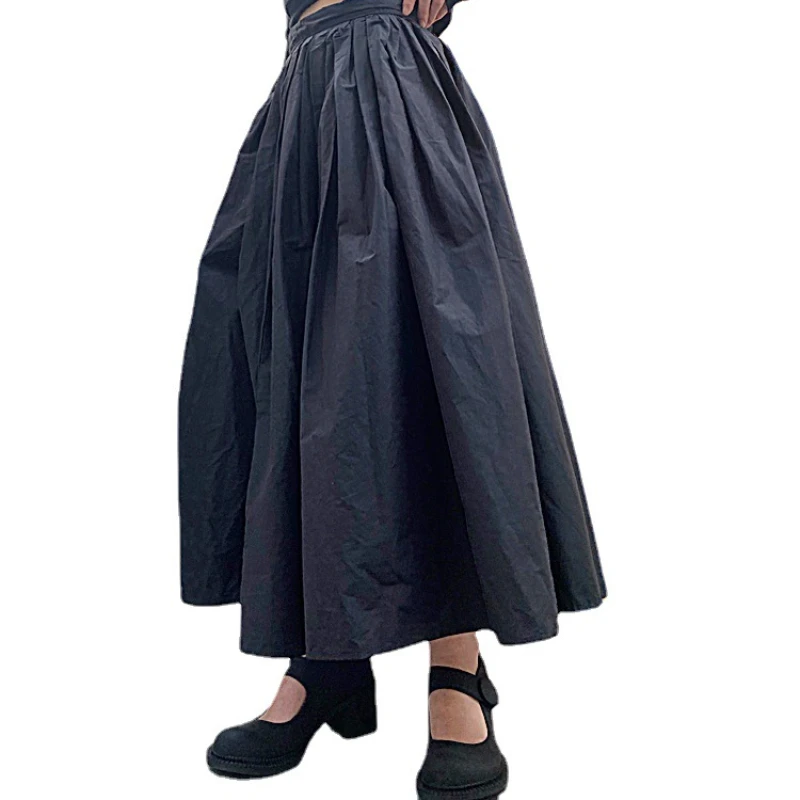 UMI MAO Chinese Style Yamamoto Dark Wind Spring And Summer Heavy Industry Spelling Large Swing Fluffy Skirt Female Women