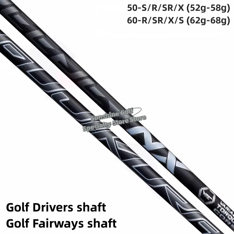 2023 New Golf Drivers Shaft NX Black Highly Elastic R/S/SR/X Flex Graphite Shaft Wood Clubs Golf Shaft