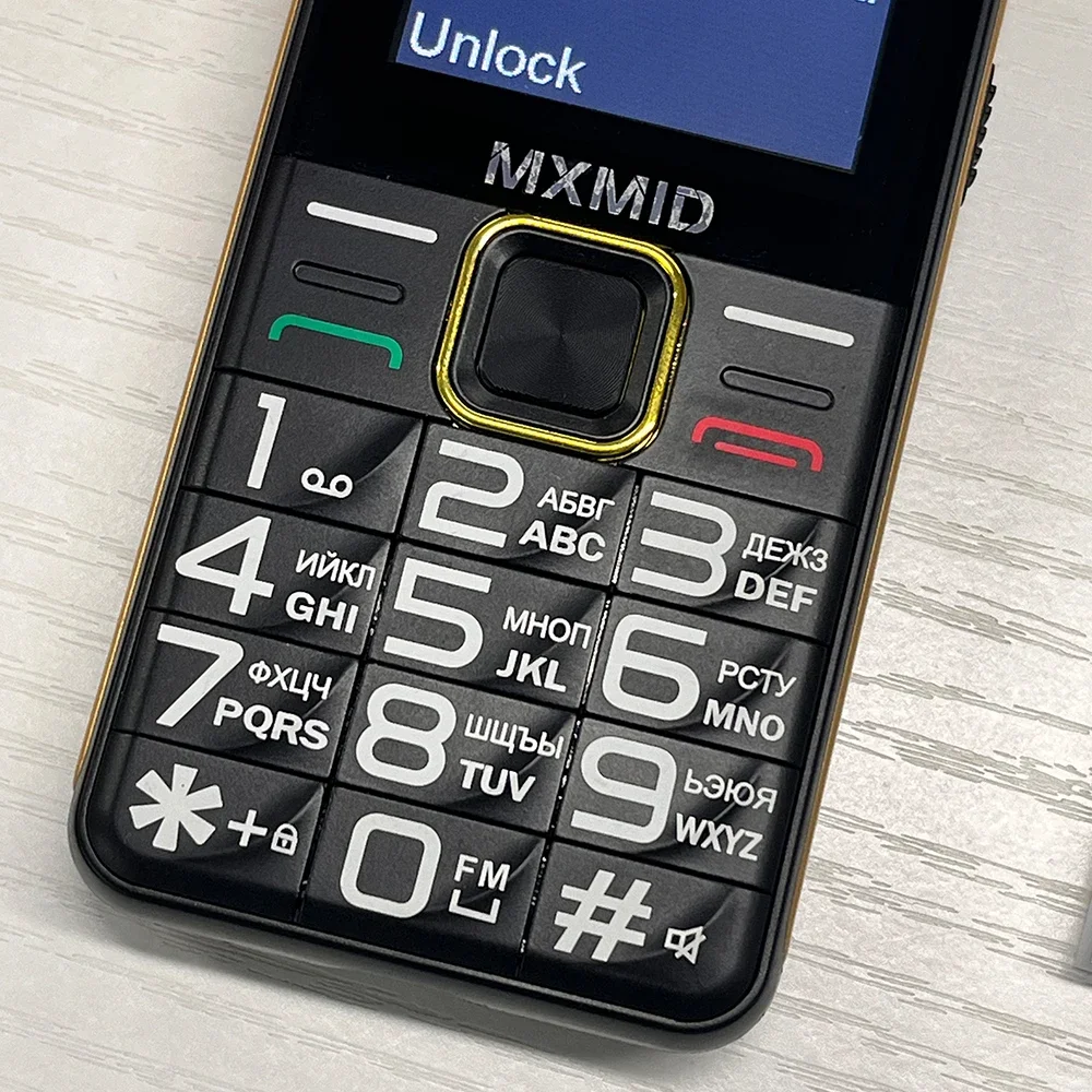 UNIWA MXMID G880 PRO 2.4 بوصة 4G الهواتف مصباح يدوي زر كبير 6800mAh وقت طويل الاستعداد الهاتف المحمول لوحة المفاتيح الروسية لكبار السن #3