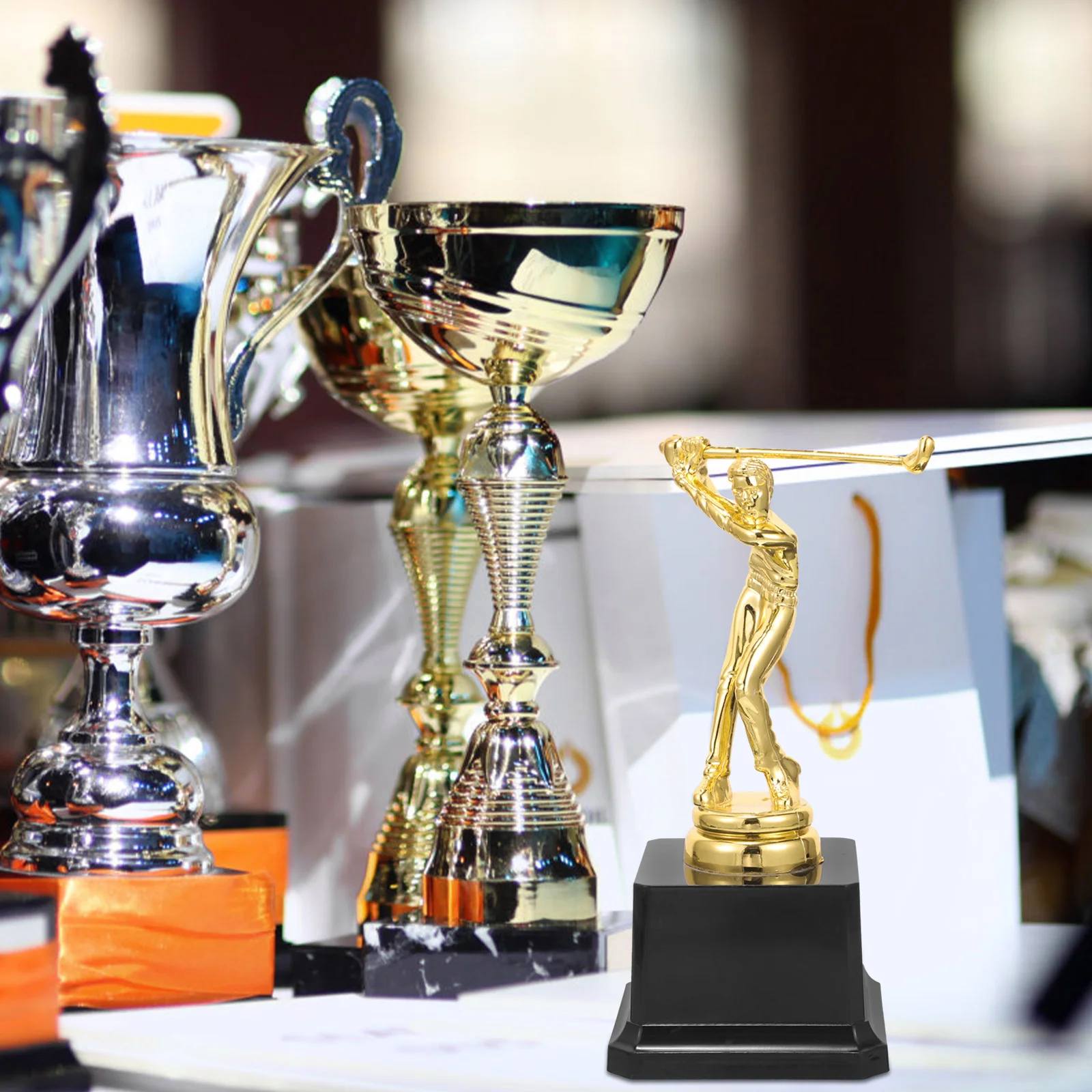 Golf Trophy Competition for Sports Kids The Gift Model Champion Decor Decorative Creative Cup Golfing Decorate Delicate Award