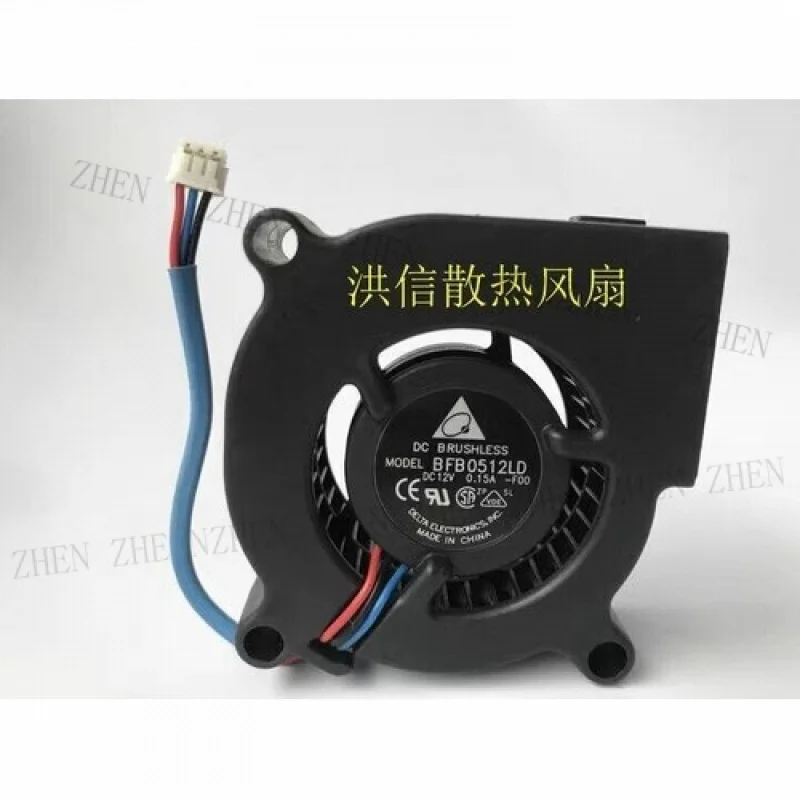 Y 5020 BFB0512LD-FOO DC12V 0.15A 5CM 3-Pin for  Projector Turbo Cooling Fan