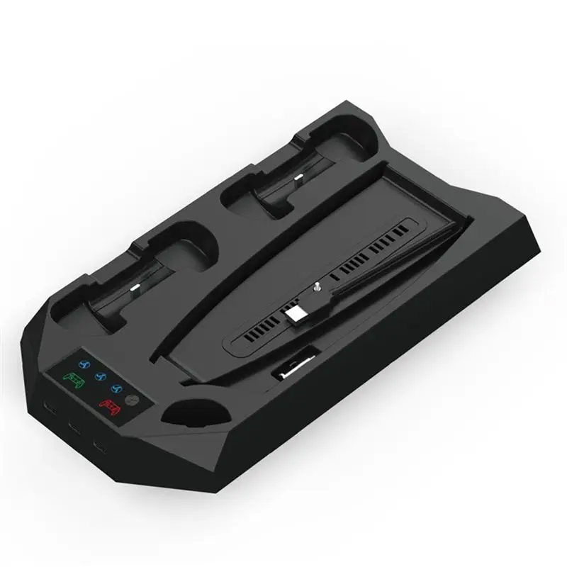 

ABKQ-PS5 Bracket With Cooling Station And Dual Controller Charging Station For Playstation 5 Console Fan Speed