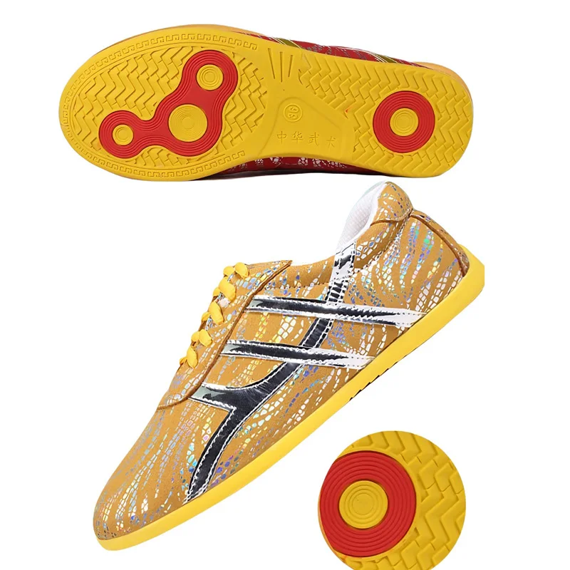 CLYFAN Genuine Leather Children Martial Arts Shoes Taichi Changquan Nanquan Shoes Kungfu Supply Chinese Traditional Kungfu Shoes