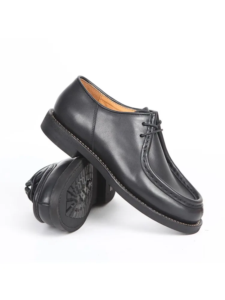 HCCHVV Retro Derby Cowhide Leather Brown 9 3