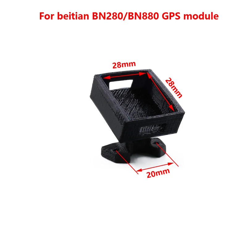 Module GPS M80 pro BN220 imprimé en 3D, support de montage TPU, distance de 18 à 32mm pour FPV, pièces de cadre de drone de course de quadrirotor  26