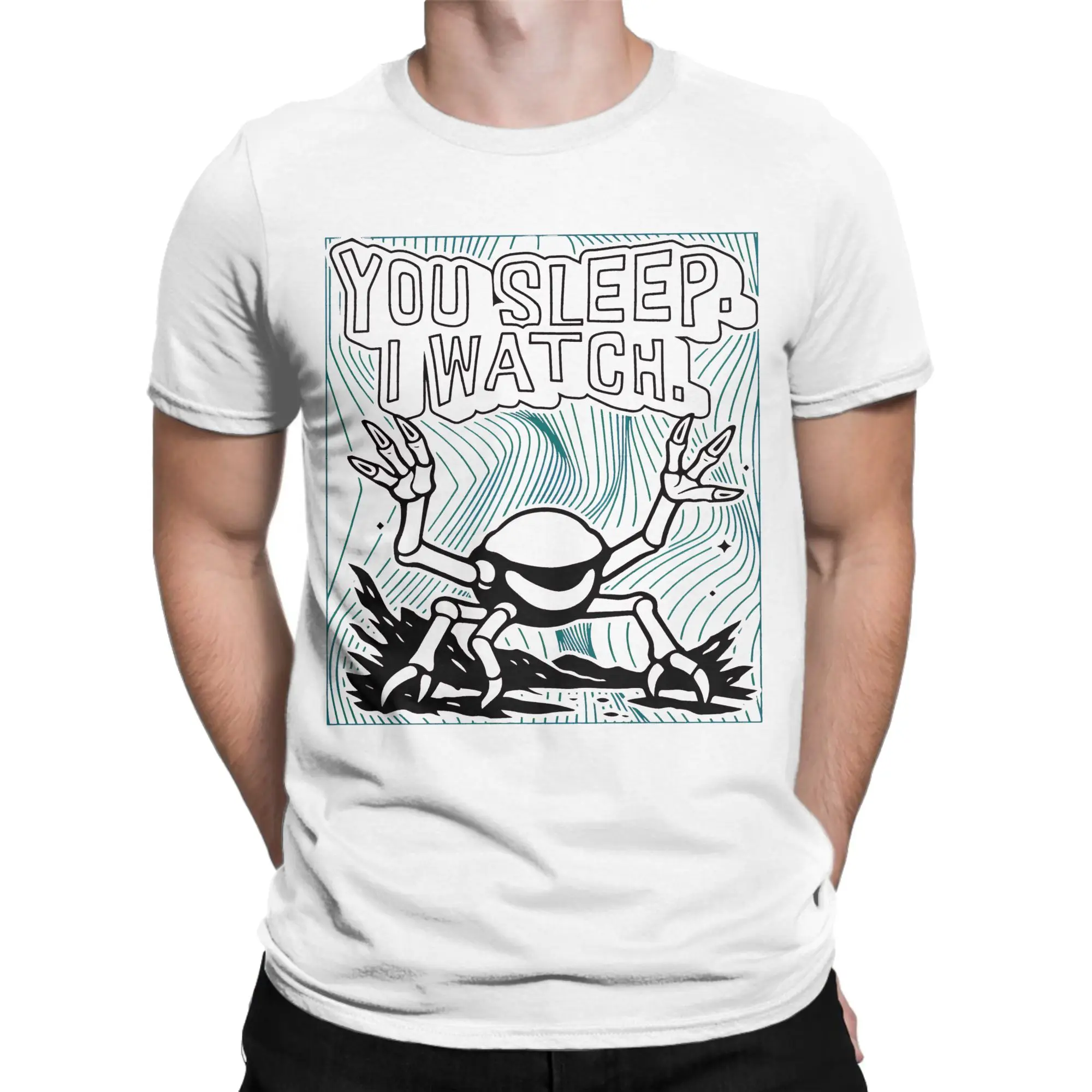 Project Hail Mary Rocky You Sleep I Watch T-Shirt Man  Vintage Cotton T Shirts Summer O Neck Leisure Tee Shirt Oversized Tops