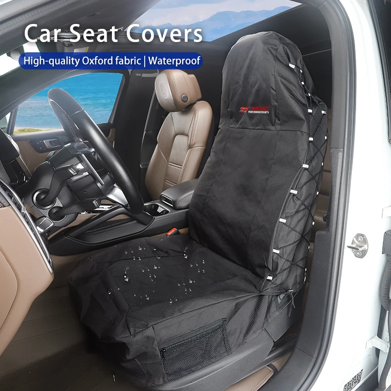 1Pc Car Oxford Cloth Seat Covers Storage Cover Car Accessories For Ford ST Line Racing RS S Kuga Fiesta Fusion Mondeo Edge
