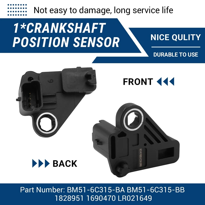 Car Electrical Crankshaft Position Sensor For Ford B-Max Van C-Max II VII 2010-2015 BM51-6C315-BB BM516C315BB