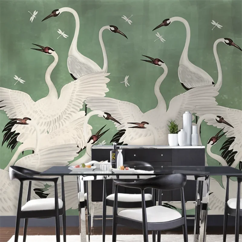 Custom Behang 3d Zuidoost Aziatische Vogel Muurschildering Voor Wanddecoraties Woonkamer Tv Achtergrond Foto Muurschildering Wallpapers Home Decor