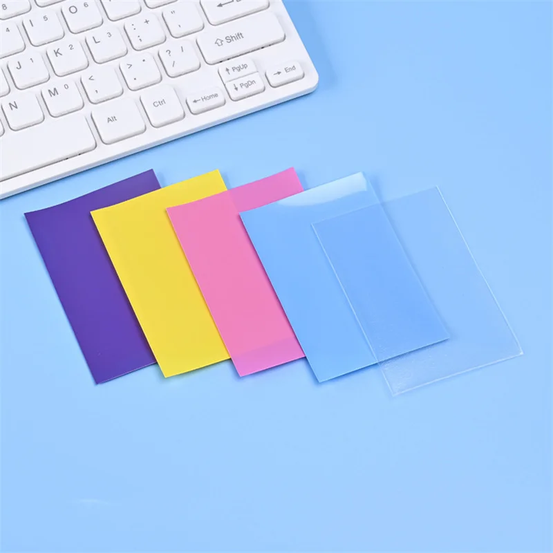50Pcs/Pack Protective Sleeve Card Protectors Transparent Cards Collection Holders PVC Trading Card Storage 69x94mm