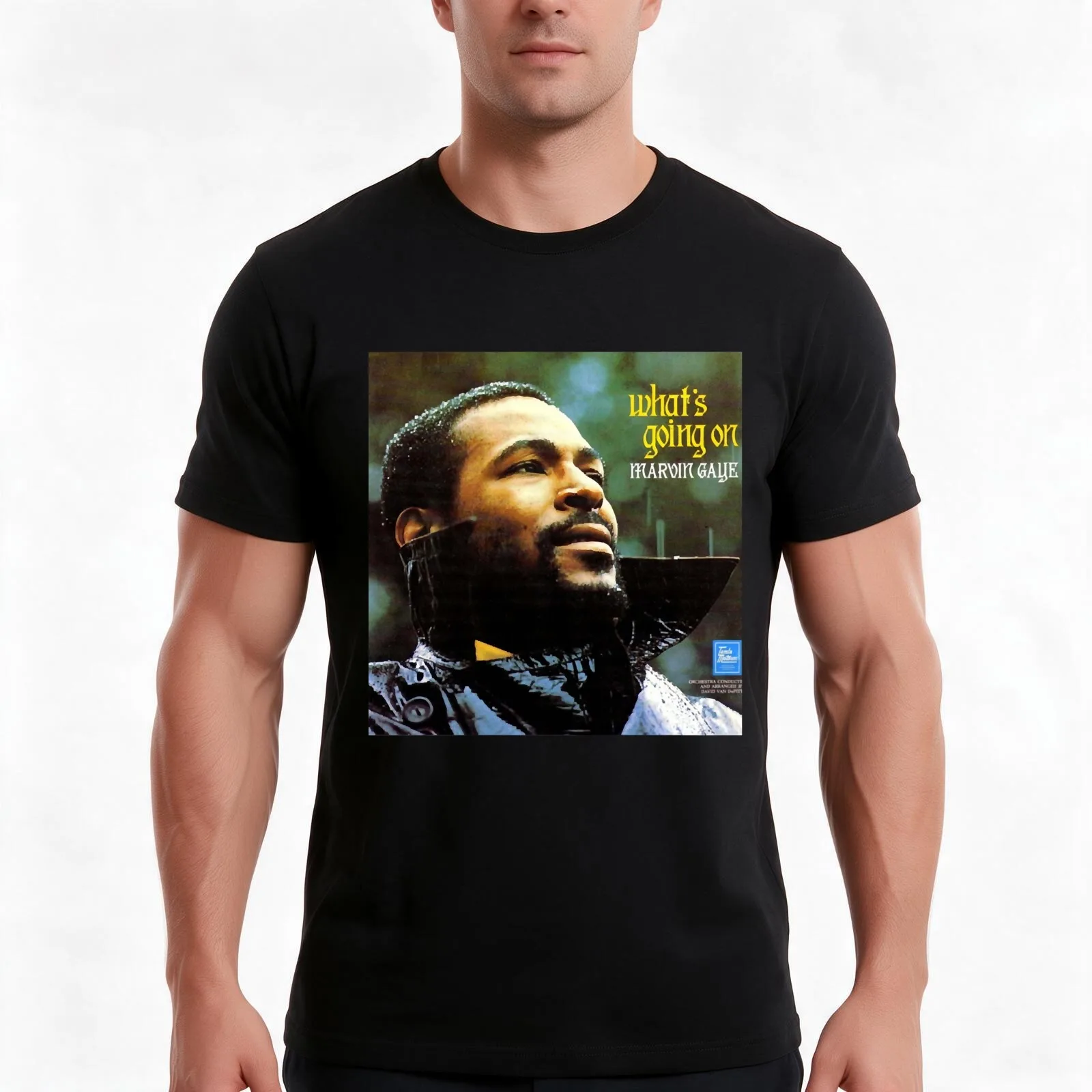 What's Going On Classic T-Shirt, Summer Casual Cotton Tee, Oversized Streetwear Tops, Vintage Graphic Print, Unisex Men Women