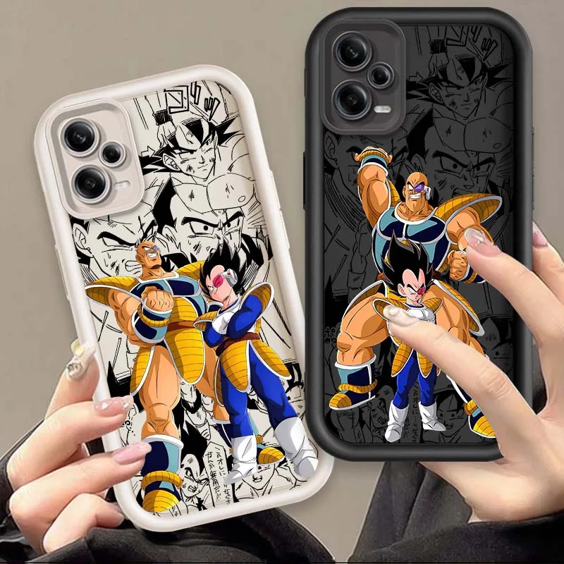 

Dragon Ball Vegeta Nappa For Xiaomi Redmi Note 14 13 13R 12 12R 11 11E 11T 11S Pro Plus 5G Eye Ladder Phone Case
