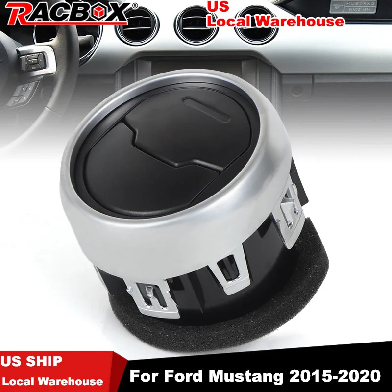 

Center A/C Air Vent Air Conditioning Vent For Ford Mustang 2015 2016 2017 2018 2019 2020 2021-2023 FR3Z-19893-AE FR3Z-19893-AC