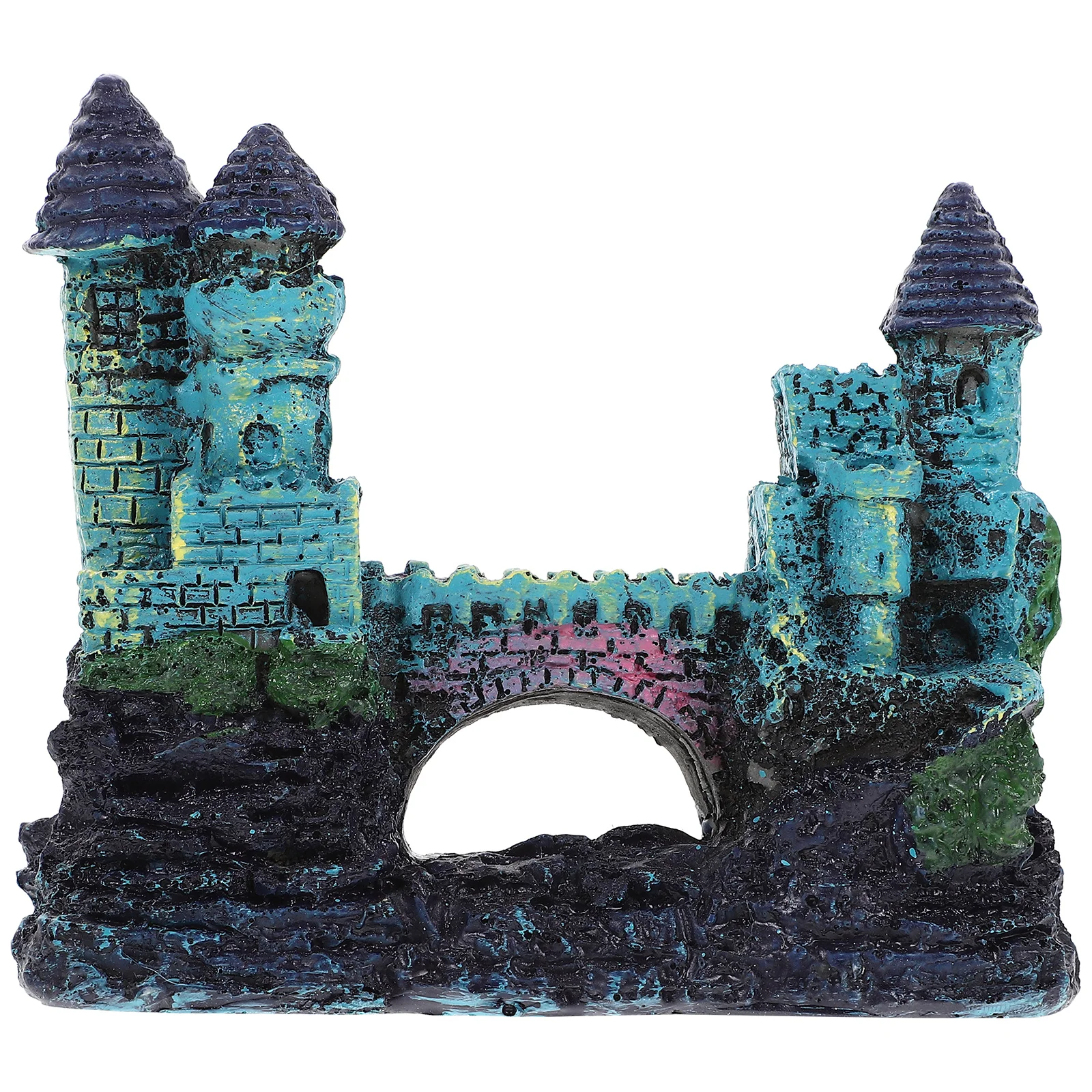 

Small Decoration Aquarium Decorations Rocks Castle for Aquariums Fish Tank Resin