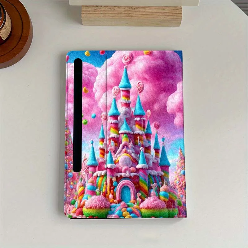 Colored House Balloon Gift For Samsung Galaxy Tab S6 S7 S8 S9 S10 FE Plus Lite Soft Flexible Support Tablet Case