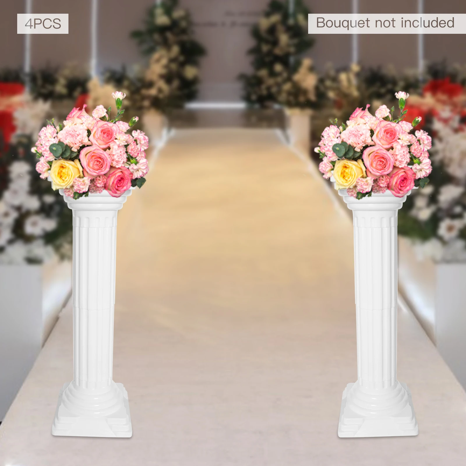 

Sturdy Wedding Column Sculptures, High Load-Bearing, Lightweight and Detachable for Easy Storage