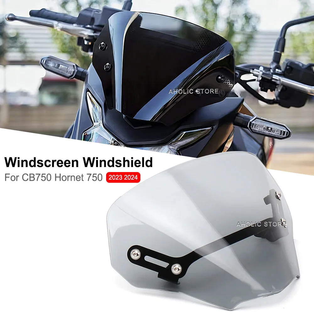Adjustable Bracket Motorcycle Windshield Acrylic Windshield Extension For HONDA CB750 Hornet 750 2023 2024