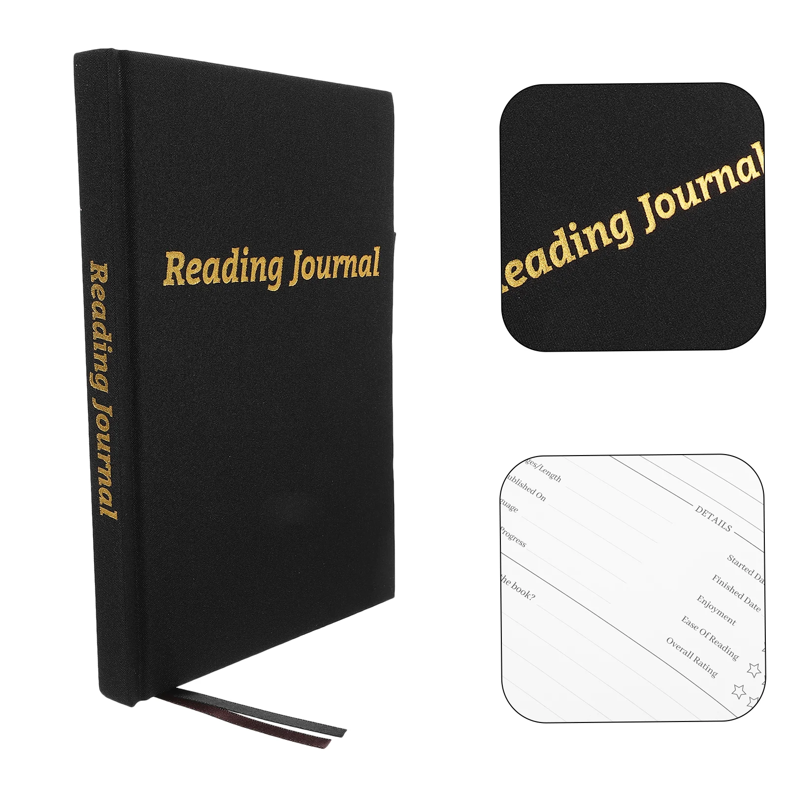 

Reading Tracking Notebook Review Journal Romance Accessories Books for Lovers Burn Paper Linen Rating Work Student