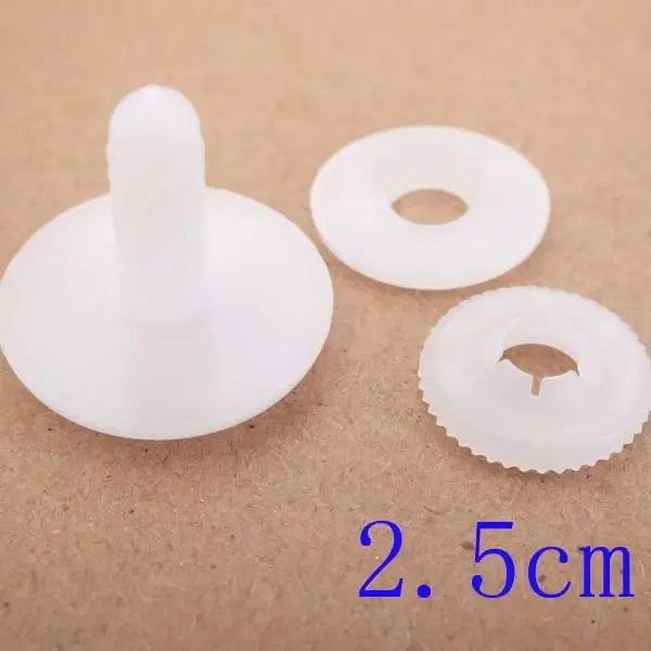 30 sets 16mm/20mm/25mm/30mm/35mm/45mm DIY craft doll toy joints-White joints, engage bolt, the engagement ,teady bear joints