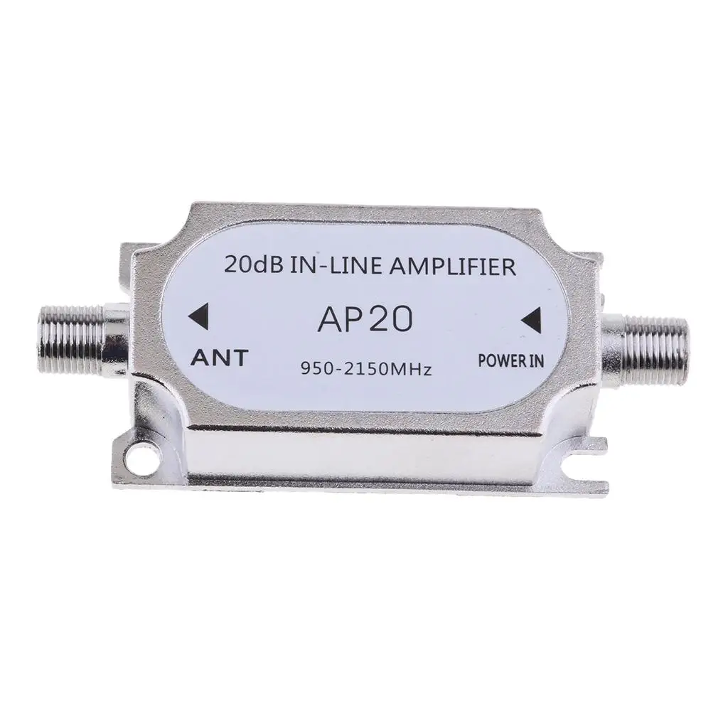 Penguat Inline 20Db 950-2150MHZ Booster AP20 Silver