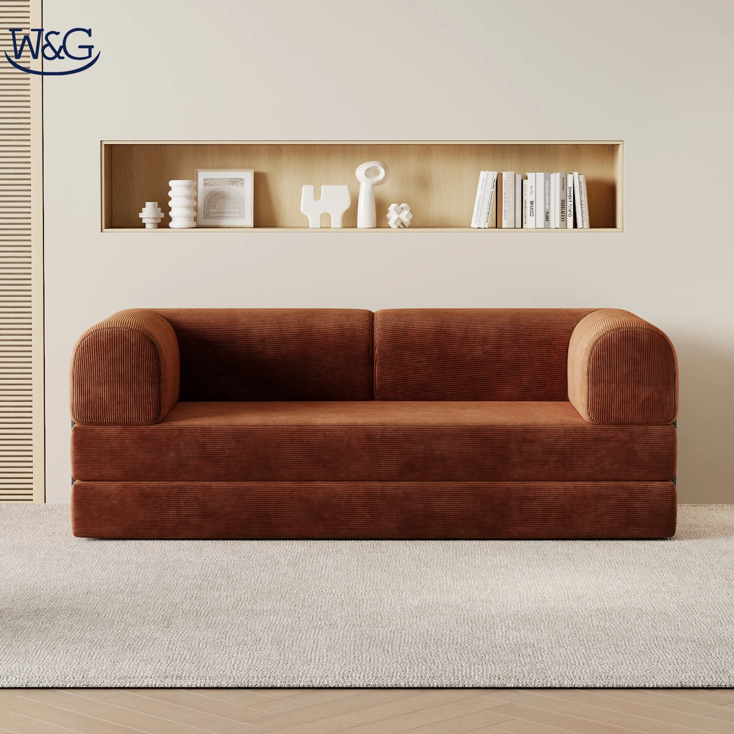 Foshan Teddy Foam Modular Compressed Sofa Bed 2in1 Comfort Compression Sofa Home Furniture Memory Foam Compression Sofa in a Box