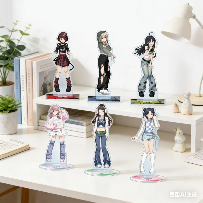 Figura de acrílico de 15 cm de personajes de anime de la banda Cry Nina Momoka Hina, modelo de muñeca, accesorios de cosplay, juguete para regalo.
