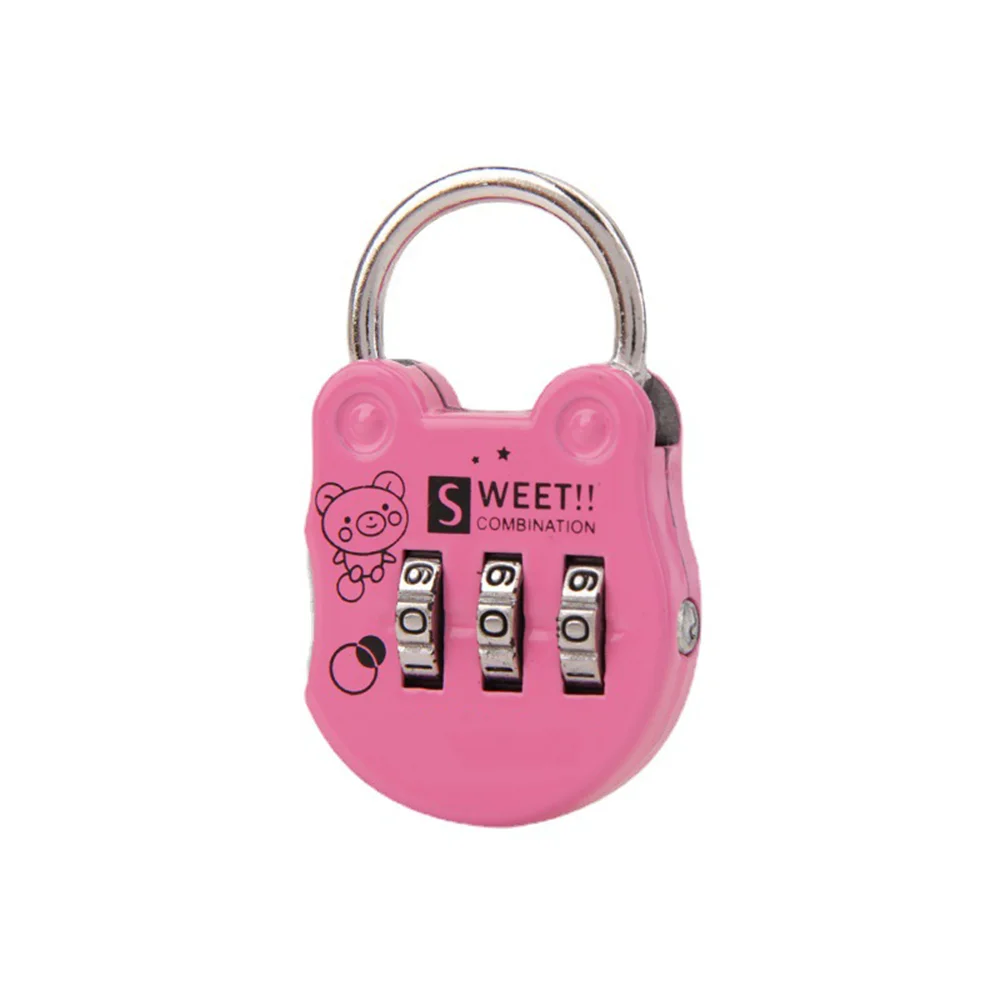 Luggage password padlock Luggage password lock Gym cabinets padlock multi-color optional password lock head one piece