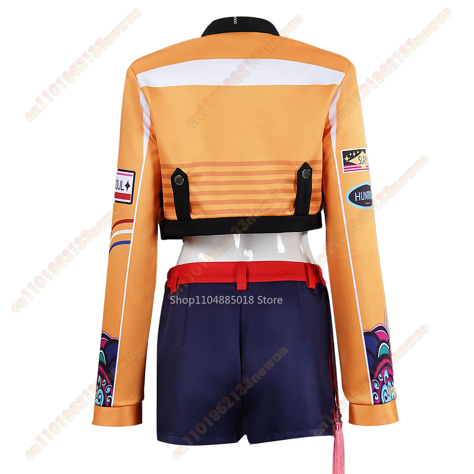 2025 K팝 데몬 헌터 루미 조이 미라 코스프레 의상 여성용 소녀 의류 가발 그룹 아이돌 롤플레잉 할로윈 카니발 슈트