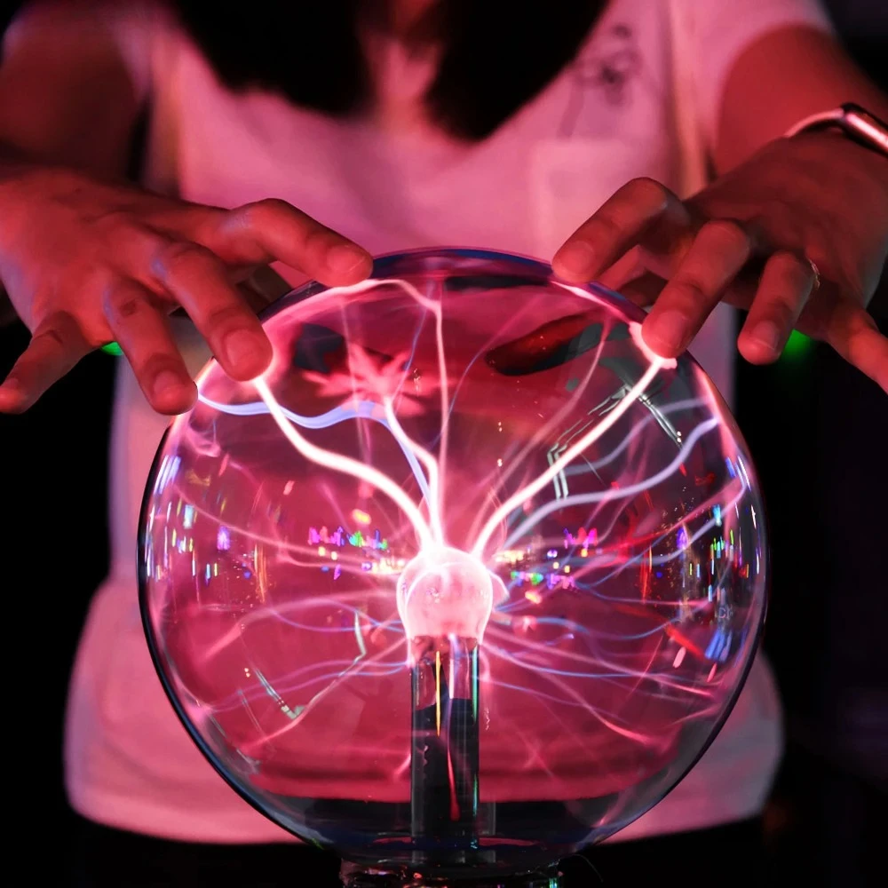 Magic Crystal Plasma Ball Lamp 3/4/5/6/8 Inch LED Night Light Kid Birthday Christmas Gift Lighting Bedroom Decor Novelty Lamp