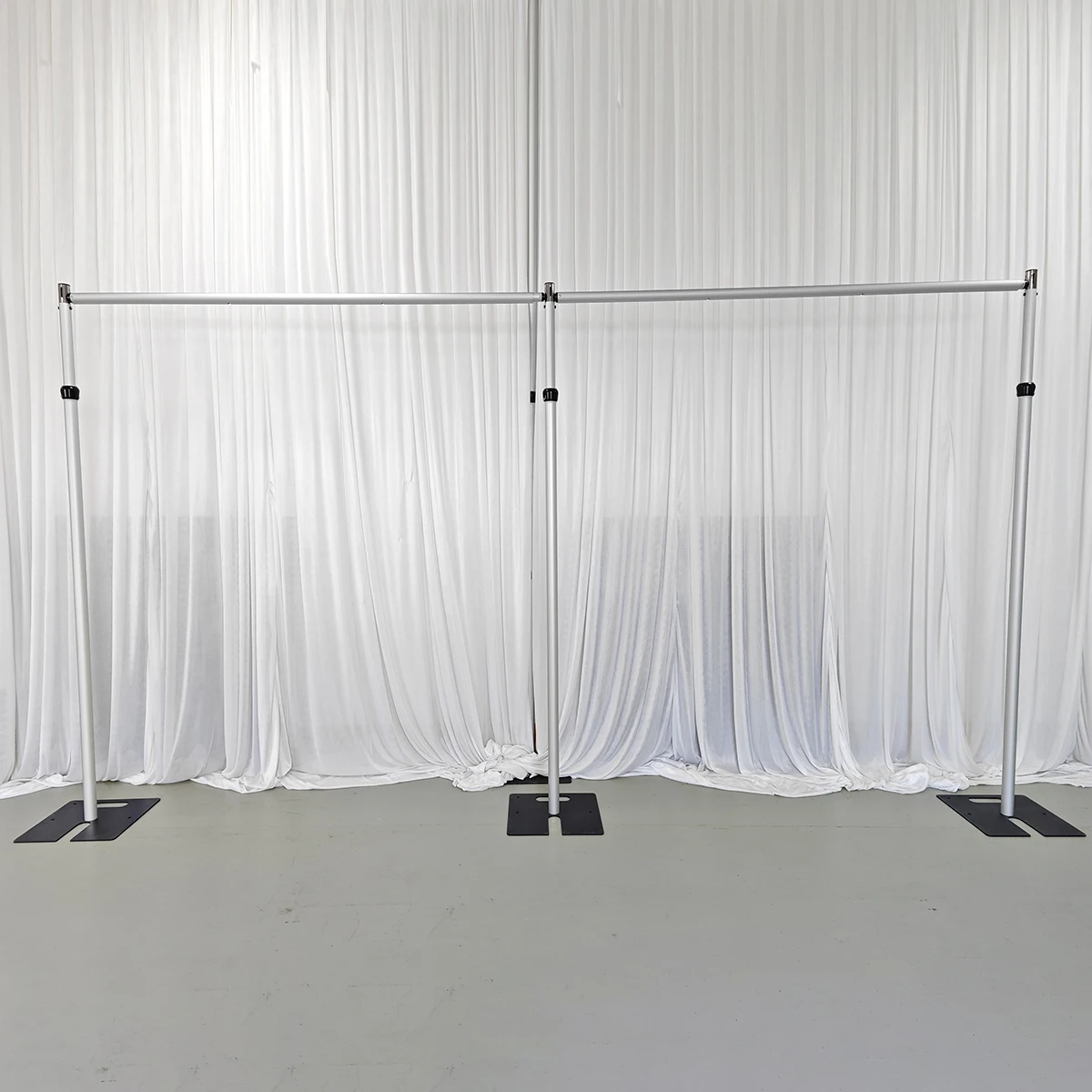 10x10ft Wedding Backdrop Stand,Scalable Crossbar Pipe, Stage Background Flower Wall Support Stand  Adjustable Aluminum Stand