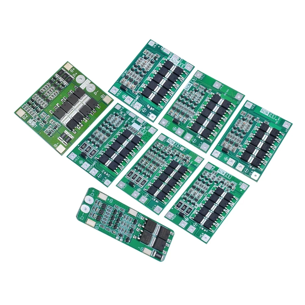 3S/4S 20 40A 60A Li-ion Lithium Battery Charger Protection Board 18650 BMS Drill Motor 11.1V 12.6V/14.8V 16.8V Enhance/Balance