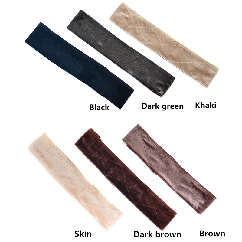 

Нескользящая бархатная повязка для парика для кружевной передней части, женские стильные аксессуары для волос, удобные повязки на голову для закрепления вашего парика