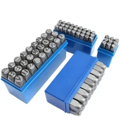 Chrome Vanadium Steel Alloy Rivet Stamping Hand-numbered 0-12mm A-Z Alphabet & 0-8 Numbers English Chapter Symbols Die Rivets