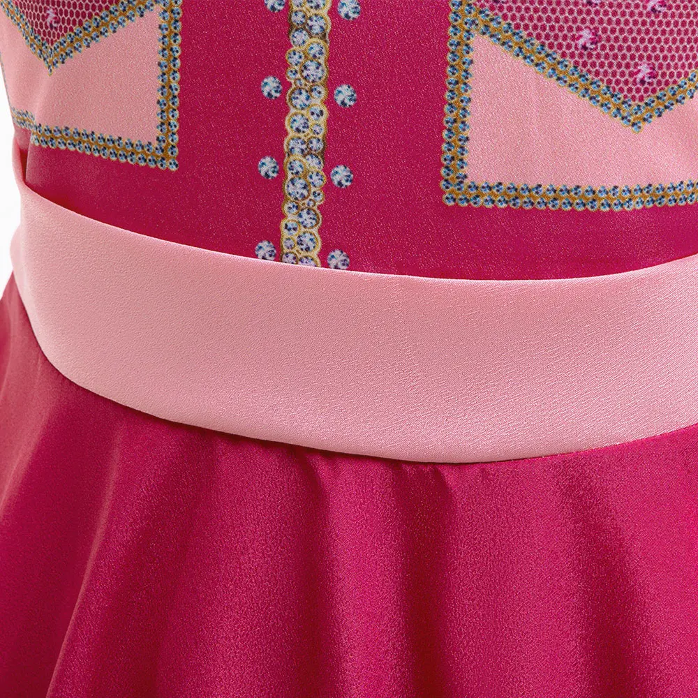 Cartoon Dog Girl Dresses Christmas Costume Halloween Skye Birthday Kids Clothes Stage Performance Bow Party Princess Girls Dress image 5