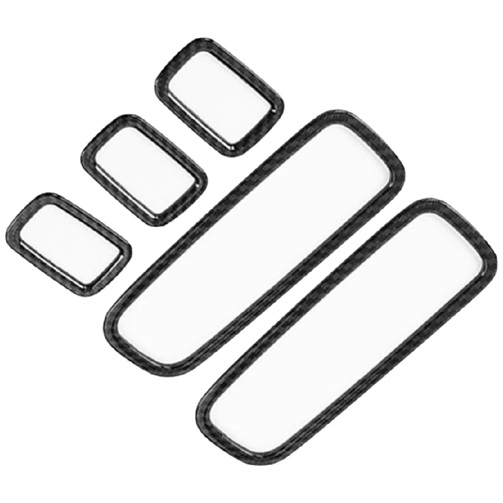 

AA-Car Carbon Fiber Grain Window Switch Button Garnish Trim Frame For Macan 2014-2019