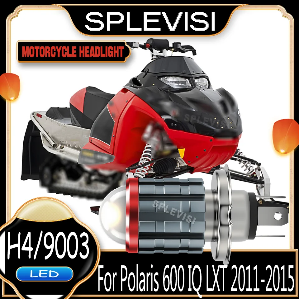 

Reduce Eye Fatigue yellow white Instant On No Dark Spots Motorcycle Headlight For Polaris 600 IQ LXT 2011 2012 2013 2014 2015