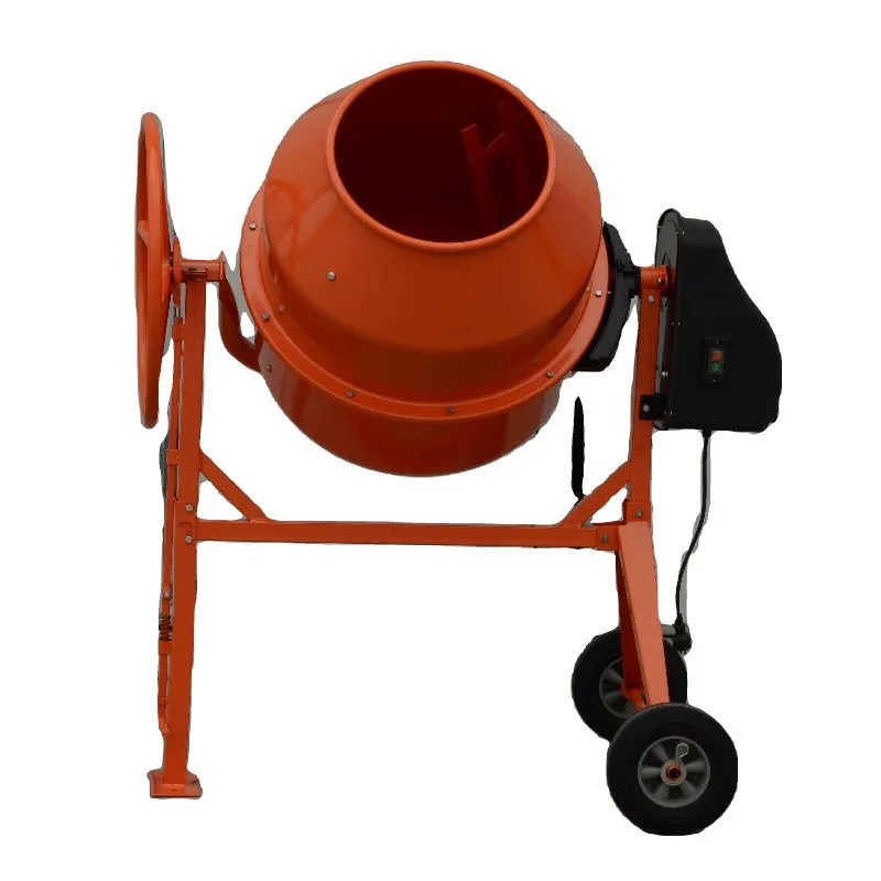 

Small Portable Mini Concrete Mixer Electric for Home and Construction Sites Multi-functional Soil and Mortar Machine