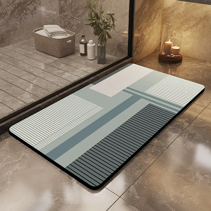 Bathroom absorbent diatom mud toilet  doormat toilet toilet floor mat toilet carpet