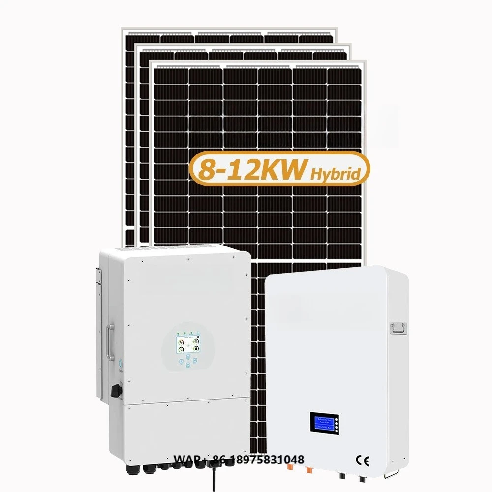 Greensun Complete Hybrid Solar System 8kw 10kw 12kw 15kw PV Grid Power Kit with Wall-mounted Roll-Type and Rack-Type Battery