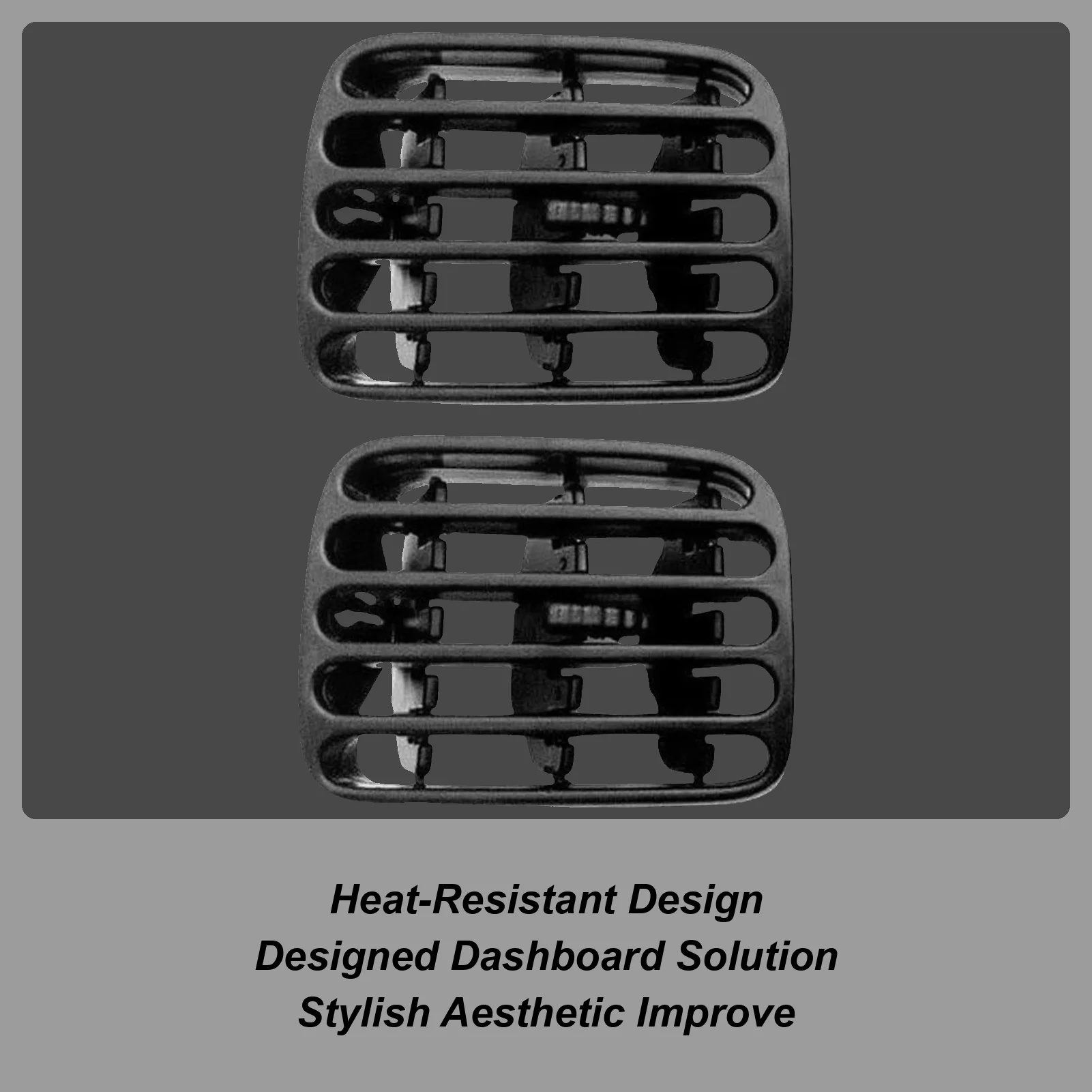

Для Clio II 1998-2001 Панель вентиляционного отверстия приборной панели Передняя панель воздуховыпускного отверстия приборной панели для автомобиля 1 пара плотных автомобилей