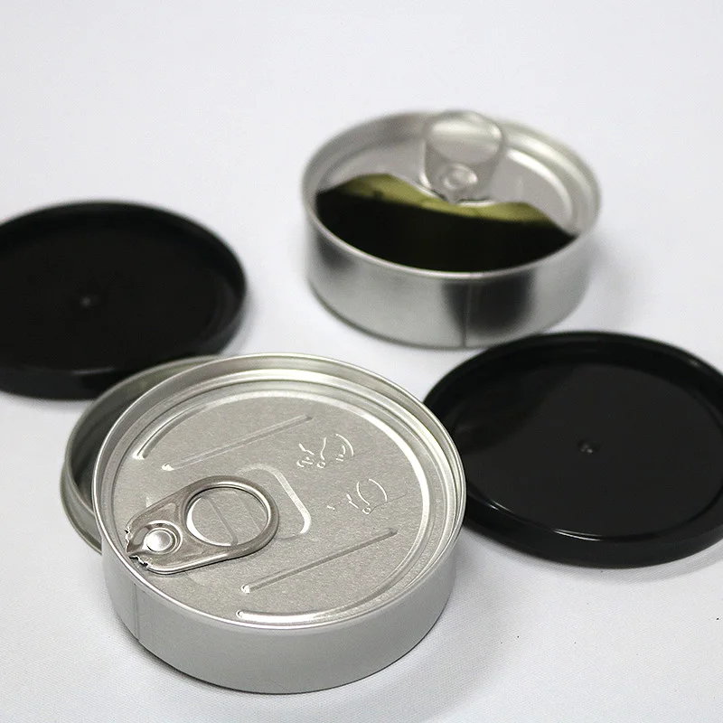 Latas de metal de 3,5 gramos, latas vacías, embalaje, anillo de tracción fácil, prensa de aluminio de calidad alimentaria en tarros, todos los tamaños, OEM, disponible, personalizado